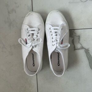 Superga Women's Classic White Sneakers